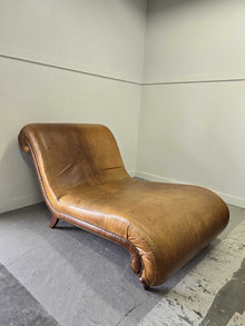  Full Leather Cow Hide Chaise