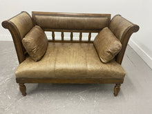  Palatial Leather Settee