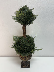  Evergreen Faux Topiary Ball Tree