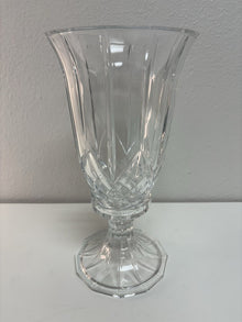  Crystal 2-Piece Hurricane Vase