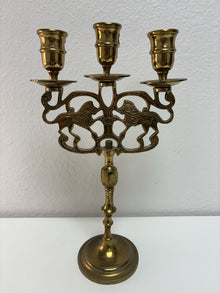  3-Light Candelabra Lion of Judah