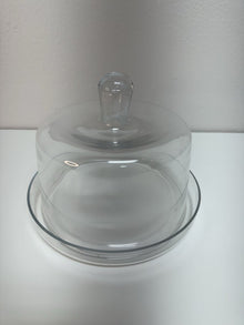  Round Clear Cake Plate With Lid