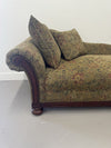 Paisley Fabric Chaise Lounge