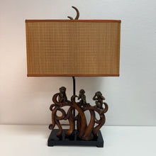  Carved Monkey Lamp