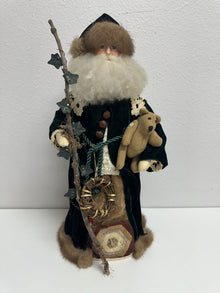  Woodland Santa w/Teddy Bear