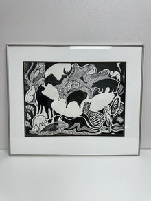  "Nature by Design" Indian Ink Framed Art