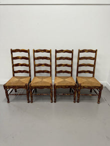  4 Ladderback Dining Chairs