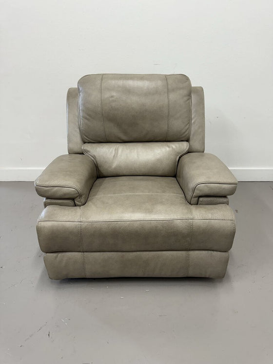 Faux Leather Power Recliner