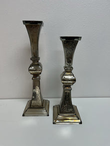  Mercury Glass Candlestick Set