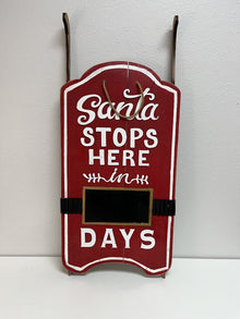  Chalkboard Sleigh Sign