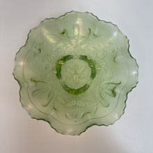  Antique Ruffled Opalescent Bowl