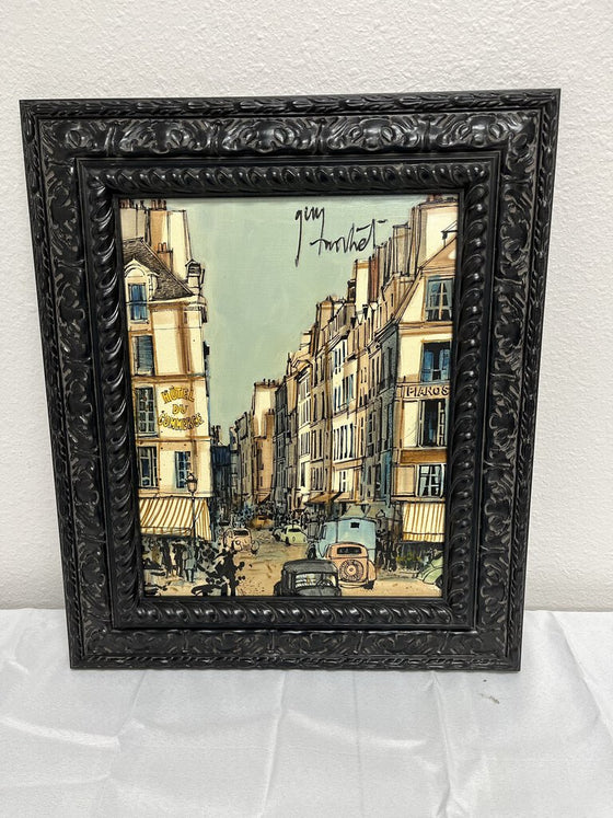 Original Oil/French City Landscape