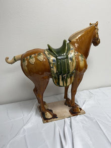  Tang Dynasty Drip Glaze Horse