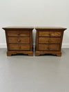 Pair of Mission Style, 3 Drawers