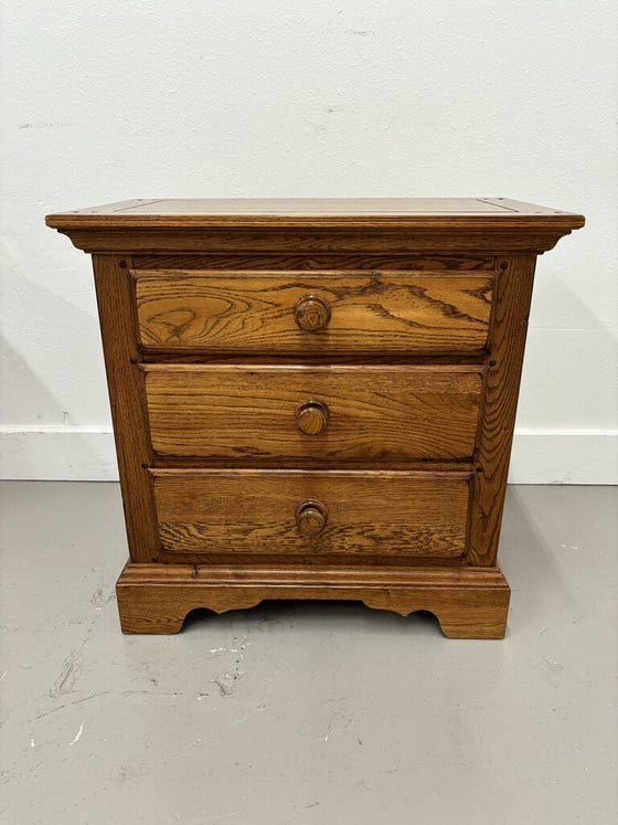 Pair of Mission Style, 3 Drawers