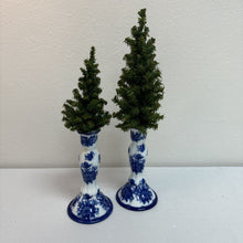  Trees in Porcelain Candle Holders