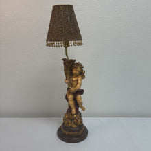  Cherubim Lamp, Beaded Shade