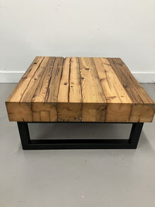  Cedar and Metal Coffee Table