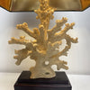 Coral and Wooden Base