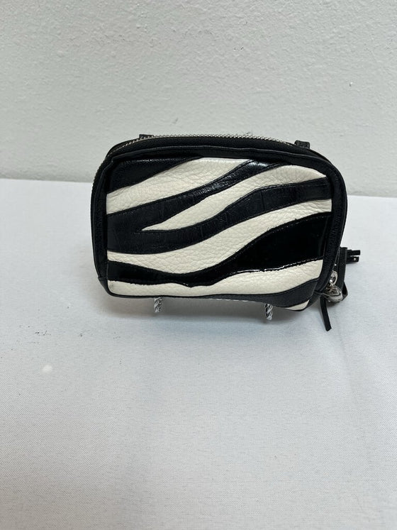 Leather Zebra Print Crossbody