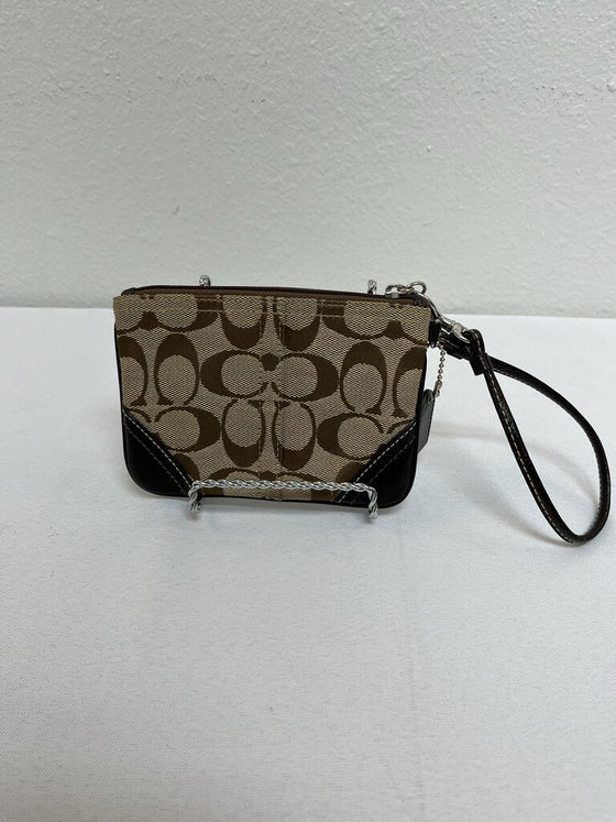 Monogram Wristlet