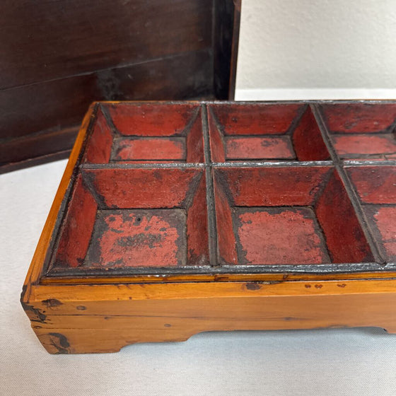 Indian Wooden Spice Box