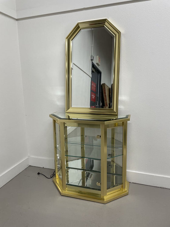 Curio Cabinet with Mirror