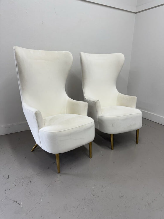 Pair of Wingback Chairs