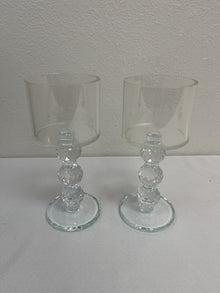  Crystal Prism Candleholders (Set of 2)