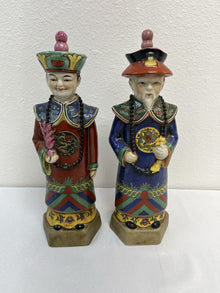  Chinese Emperors Statues (Set of 2)