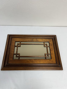  Asian Inspired Cherry Wood Mirror