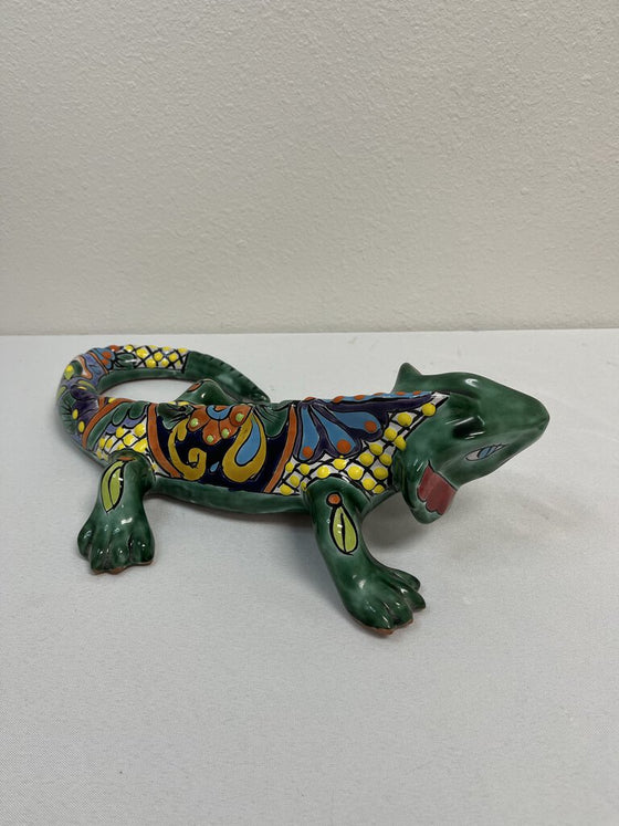 Terracotta Talavera Iguana