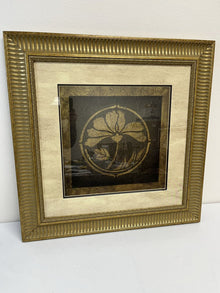  Contemporary Floral Art in Gold Frame