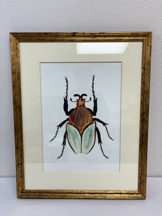 Madden McFarland "Gilded Beatle I" Framed Art