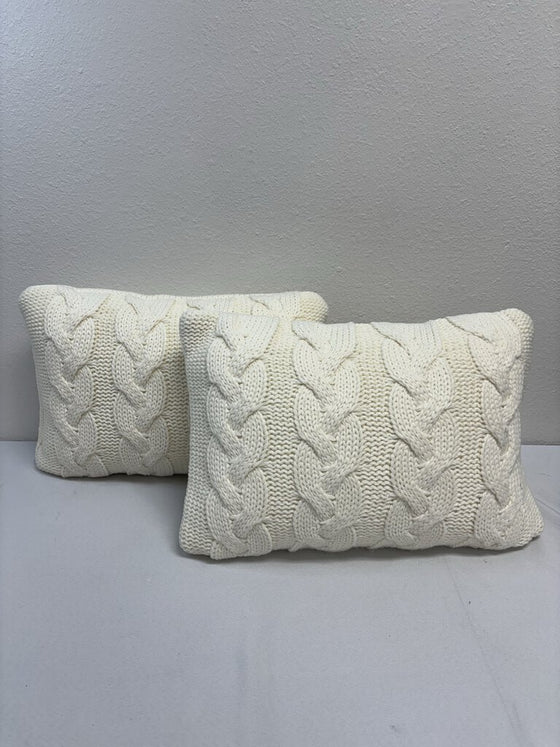 Set of 2 Woven Pillows