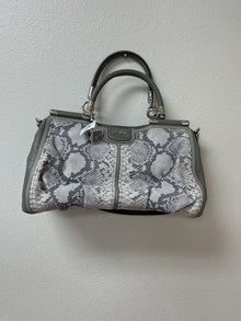  Coach Carie Python Handbag