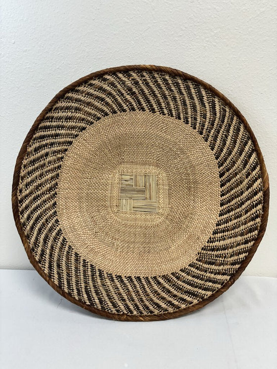 Tonga/Binga Round Woven Basket