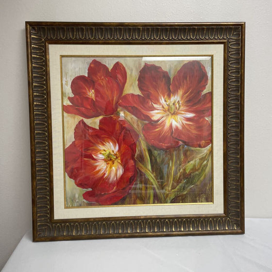 Framed Floral Art