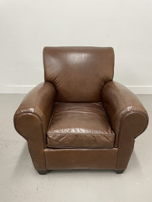  Pottery Barn Leather Accent Chair