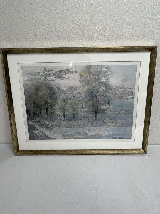 Silver Tree Landscape Print