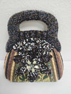 Beaded Hard Shell Handbag