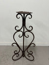 Wrought Iron Pedestal