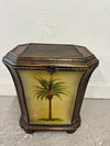 Wood Palm Tree Chest