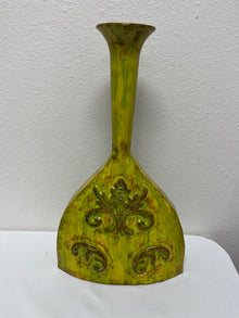  Metal Vase w/ Scrolls Vase