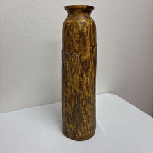  Distressed Faux Wood Vase