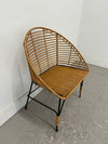 Bamboo & Metal Accent Chair