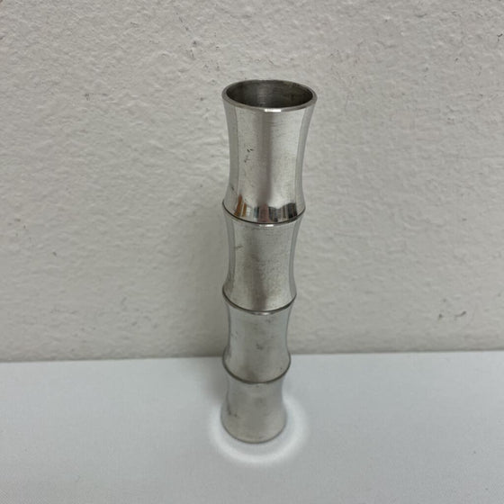 Pewter Bamboo Bud Vase