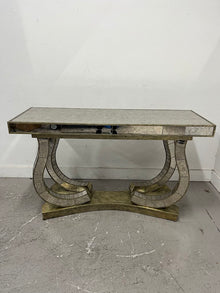  Hooker Melange Antique Mirrored Console Table
