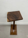 Handmade Walnut Accent Table