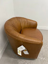 Omnia "Calista" Leather Swivel Chair